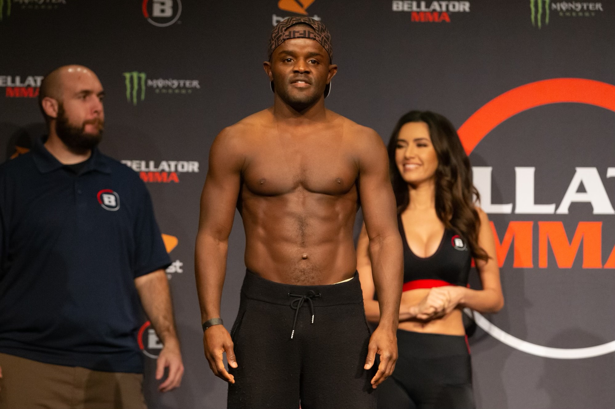 Bellator weigh-in ceremony