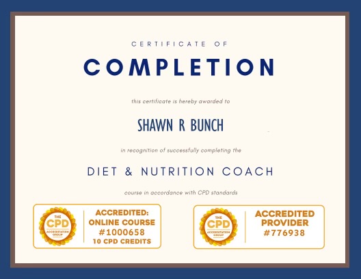 Precision Nutrition certificate